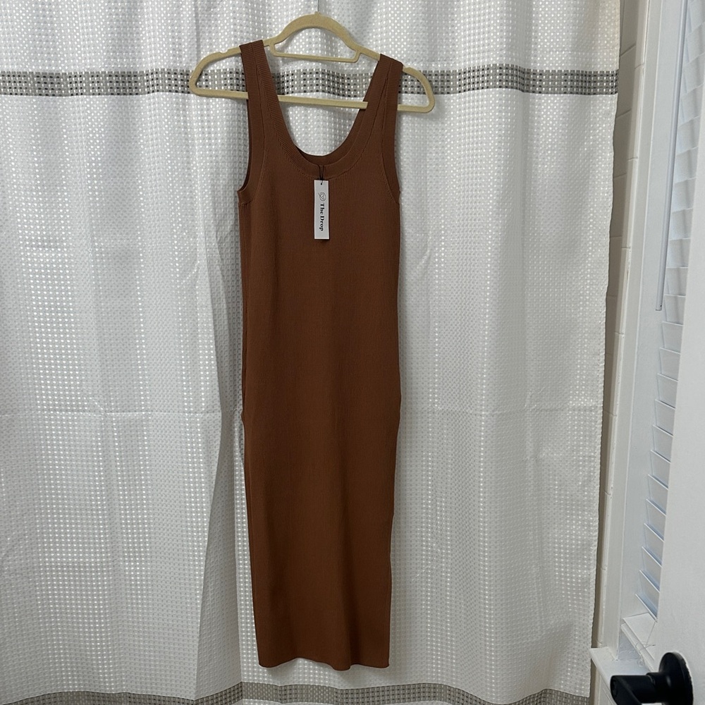 Chic Brown Midi Dress by Susana Monaco